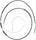 BC95853 Professional Grade Parking Brake Cable