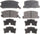 PGD528C Professional Grade Ceramic Disc Brake Pad Set