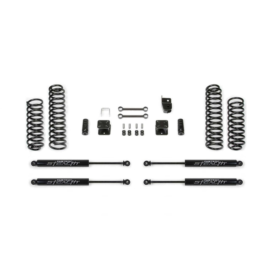 Fabtech 3" SPORT SYSTEM W/ STEALTH 2007-18 JEEP JK 4-DOOR