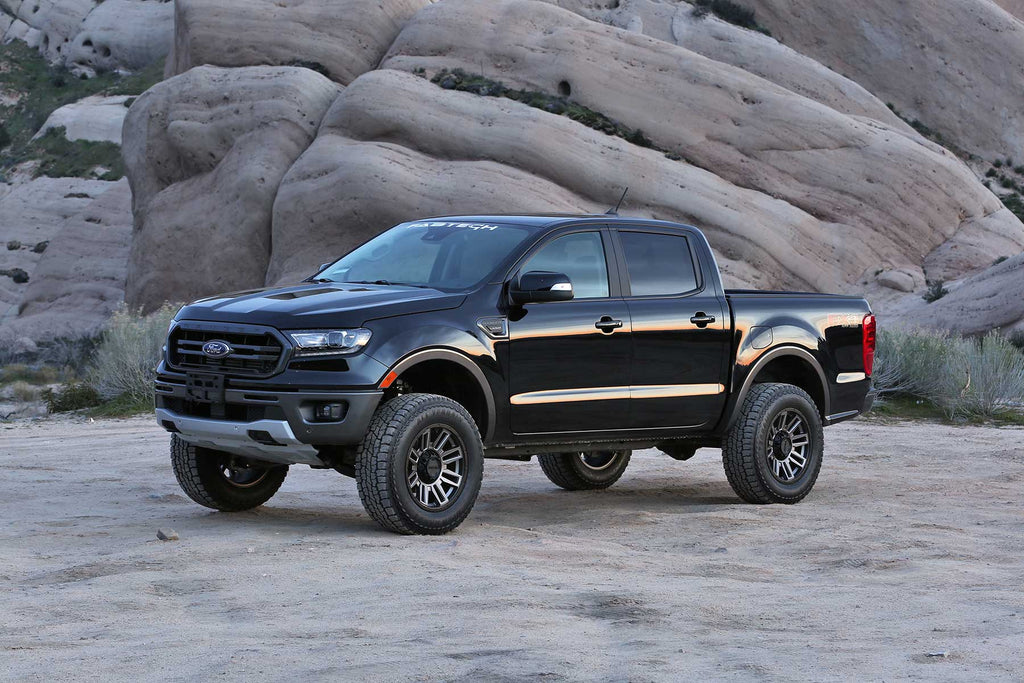 Fabtech 3.5 in. BJ UCA SYS W/ PERF SHKS 2019-20 FORD RANGER 4WD W/O INTRUSION BEAM KIT