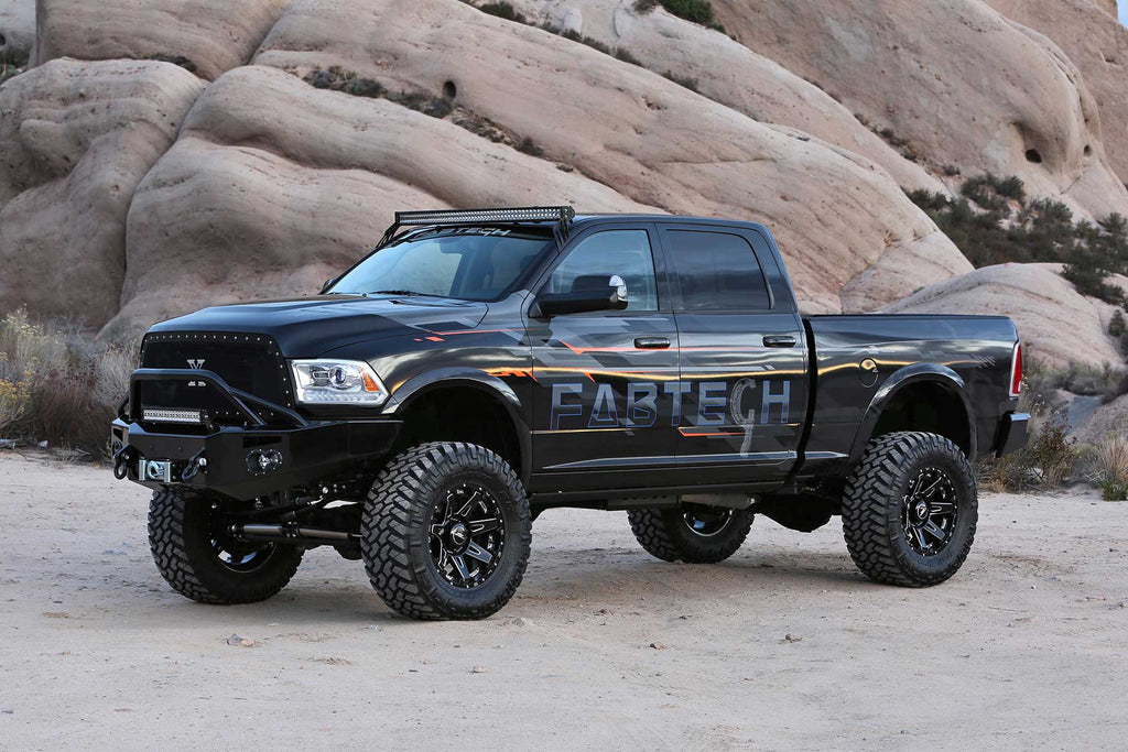 Fabtech 7" RADIUS ARM KIT W/ PERF SHKS 2014-18 RAM 2500 4WD